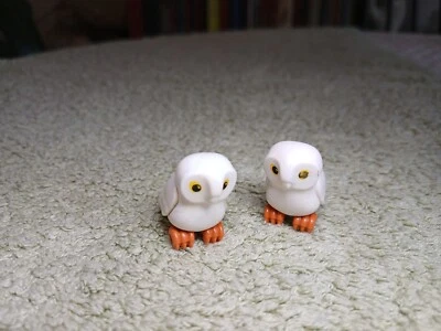 PLAYMOBIL - Couple de chouettes Harfang (bubo scandiacus), serres préhensibles - Photo 1/4