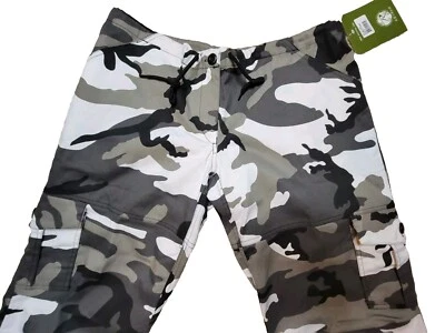 Rothco Paratrooper Pants Women's Size Medium City Camo Fatigues 8 Pockets, New - Image 1 of 4