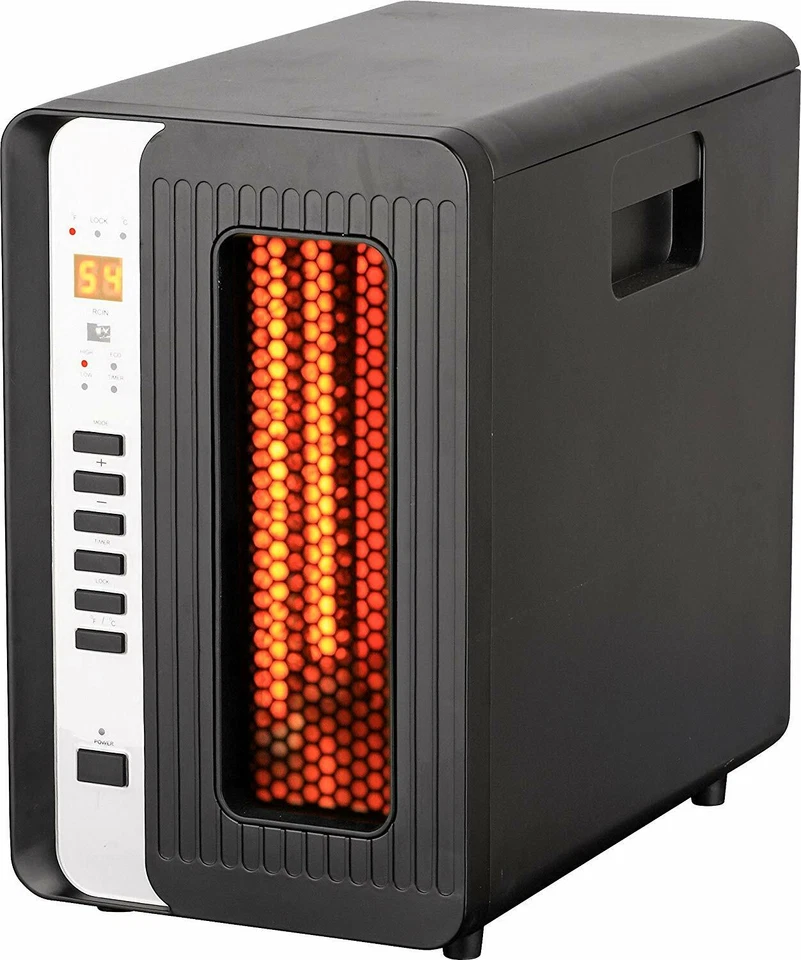 Optimus H-8013 Infrared Quartz Heater with Remote and LED Display - Image 1 of 1