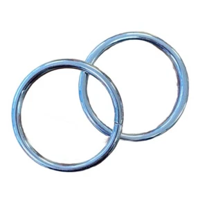 Schwerlast Metall O-Ring - 2er-Pack - passend für 40 mm Riemen - Taschen, Blei, Riemen - Bild 1 von 5