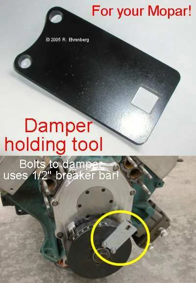 for Mopar Vibration Damper Balancer Holding Tool 318 383 340 440 Plymouth Dodge - Image 1 of 1