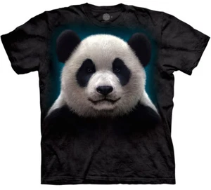 The Mountain Kung Fu Panda Bear Mama Baby Good Luck Black Animal T-Shirt S-5X - Picture 1 of 4