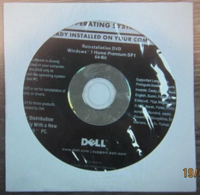 Win 7 Home Premium SP1  64 Bit, Dell Gecovert, Dell Recovery Win 7 Home Premium - Bild 1 von 2