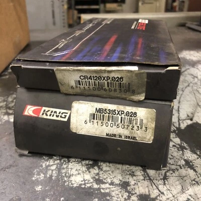 King MB5315XP.026 гонки кривошипно-шатунные подшипники + CR4120XP.026 Mitsubishi 4G63 новый открытый - Изображение 1 из 4