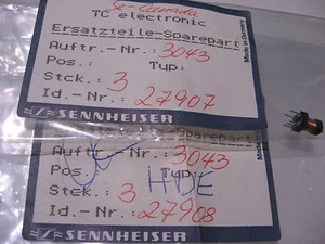 Qty 2 Sennheiser Transformers 27907 and 27908 Replacement Parts - NOS - Picture 1 of 4