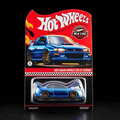 Hot Wheels RLC 1998 Subaru Impreza 22B-STi Version Blue Opening Hood SHIPS NOW! - Image 1 of 4