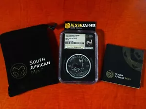 2017 SÜDAFRIKA SILBER KRÜGERRAND NGC SP70 50 JAHRE JUBILÄUM ERSTER AUSGABETAG - Bild 1 von 3