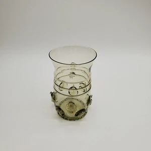 J.E.F. Glass Novy Bor Berkemeyer Style Art Glass with Applied Pruntz - Picture 1 of 10