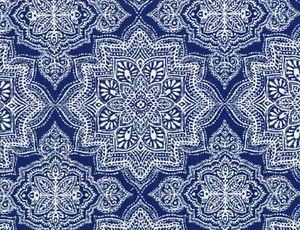 Curacao Dark Denim Covington Upholstery Fabric - Picture 1 of 1