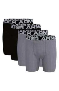 Under Armour L72851 Kids 4-Pack HeatGear Boxer Briefs Size Small - Picture 1 of 1