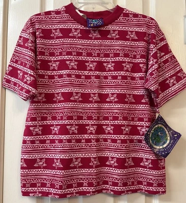 复古 90 年代 Pro Spirit 深粉色单针 T 恤尺寸 S 全新带标签 — 第 1/4 张图片