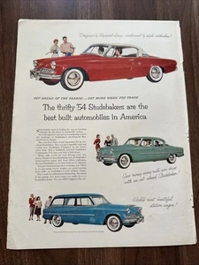 1954 Studebaker Print Ad Raymond Loewy Champion Station Wagon - Picture 1 of 2