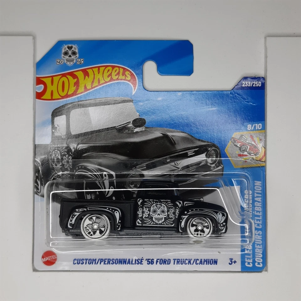 Hot Wheels Mattel 2025 Custom '56 Ford Truck 233/250 HW Celebration Racers 8/10 - Immagine 1 di 1