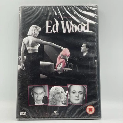 Ed Wood [DVD] Johnny Depp • Martin Landau • Jessica Parker • UK R2 • New Sealed - Image 1 of 2