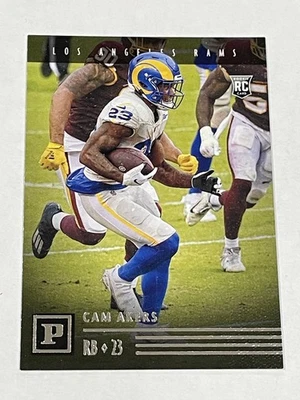 2020 Panini Chronicles Football Panini #PA-32 - Cam Akers RC - Los Angeles Rams - Image 1 of 2
