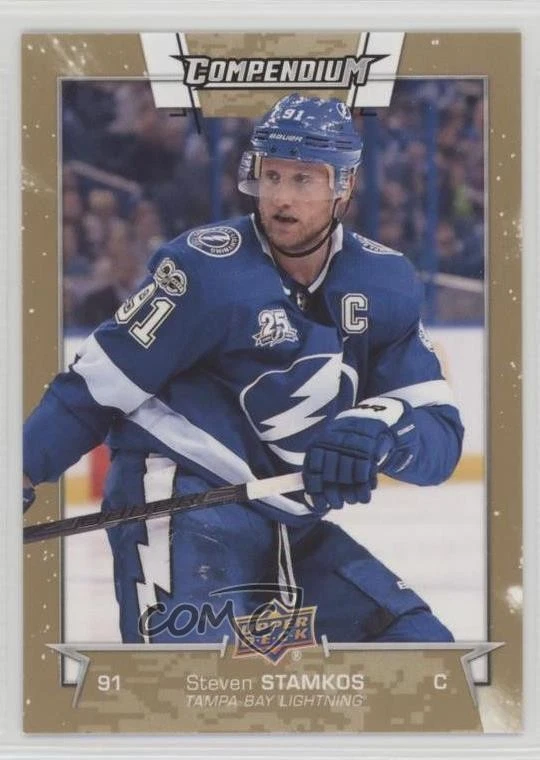 2017-18 Upper Deck Compendium Gold Steven Stamkos #785 - Image 1 of 2