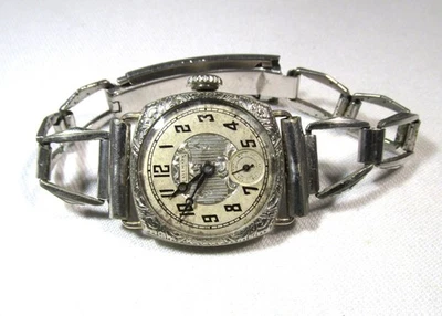 Vintage Swiss Blancpain Hallmark 14K White Gold Fill Wristwatch RUNS ETC10848 - Image 1 of 4