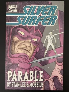 Silver Surfer Parable TPB (1988 Marvel) Trade Paperback By Stan Lee & Moebius - Picture 1 of 6