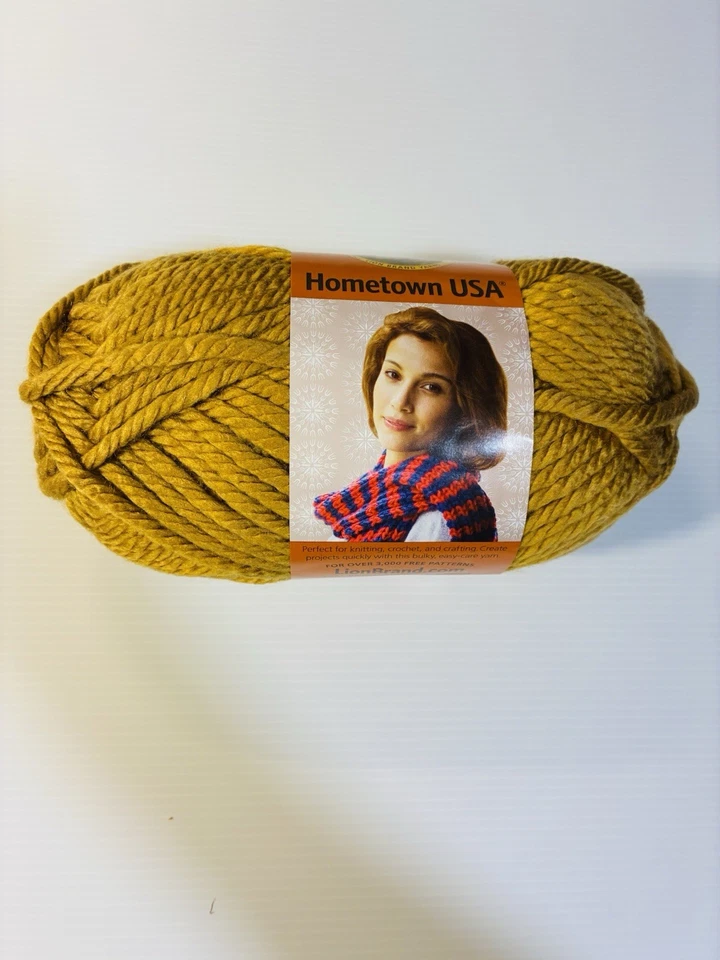 LION BRAND HOMETOWN USA Yarn - 1 Skeins - LAS VEGAS GOLD - Image 1 of 2