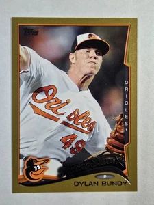 DYLAN BUNDY 2014 Topps Gold #/2014 Future Stars Orioles - Foto 1 di 2
