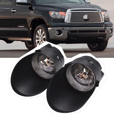 Pair For 2007-2013 Toyota Tundra 2008-2011 Sequoia LED Fog Lights Bumper Lamps - Image 1 of 4