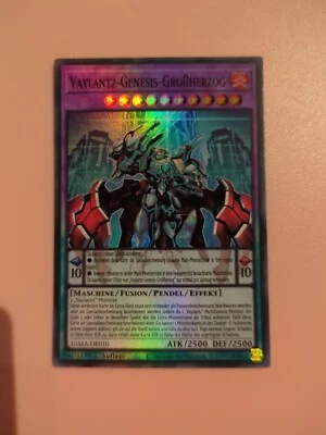 Yu-Gi-Oh! VAYLANTZ-GENESIS-GROßHERZOG TAMA-DE010 SUPER RARE 1. AUFLAGE NEAR MINT - Bild 1 von 4