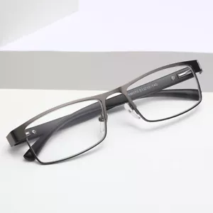 Gafas de lectura para hombre diseñadores negocios lectores de metales +1.0 1.5 2.0 2.5 3.0 3.5 4 - Imagen 1 de 12