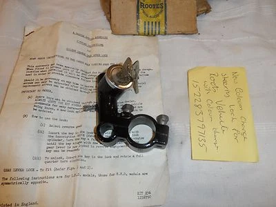 ROOTS SINGER HILLMAN HUMBER COLOUM CAMBIO DE MARCHA NUEVO BLOQUEO DE DIRECCIÓN Foto 1 de 4