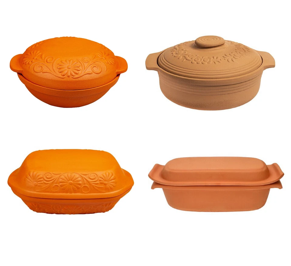 TONTOPF MIT DECKEL Bräter BROTTOPF Brotbackform Keramiktopf 2,5 L oder 4 L - Bild 1 von 1