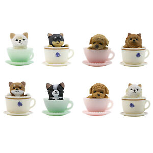 8Pack Car Teacup Cats Dogs Forest Animals Ornament Handmade Decoration Toy c