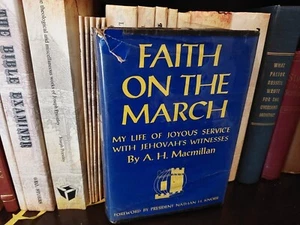 FE EN LA MARCHA por A. H. Macmillan ORIGINAL CON CUBIERTA Watchtower Jehová - Imagen 1 de 9