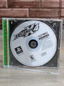 Mega Man X4 Greatest Hits (Sony Playstation 1 PS1 1997 Capcom) Solo estuche y disco - Imagen 1 de 7