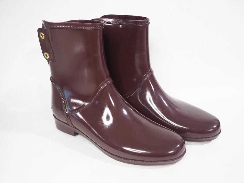 Michael Kors фиолетовый водонепроницаемый лодыжки дождя ботинки, размер 10 (США) - Изображение 1 из 4