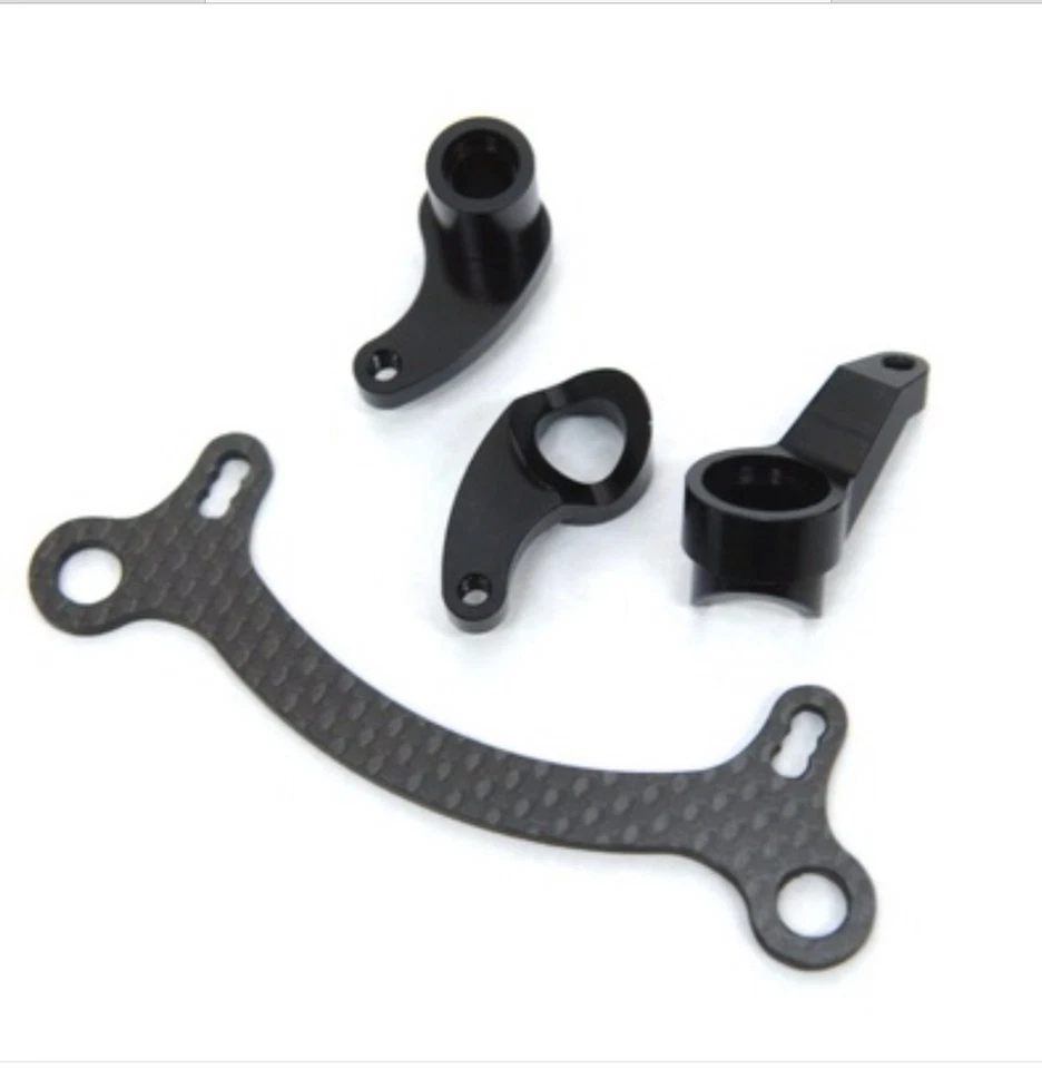 AXIAL EXO TERRA Steering System HD Carbon Fiber Rack Aluminum BLACK - Image 1 of 1
