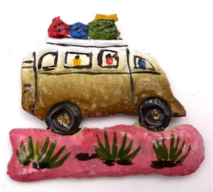 Ampanihy Recycled Sheet Metal Bush Taxi Magnet Crafts Crafts - Picture 1 of 1