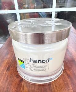 PartyLite Enhancd 02 3 Wick Jar Candle Fresh 40 60 hours burn time New in box