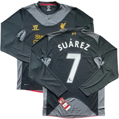 2012/13 Liverpool Away Jersey #7 Suarez Medium Warrior Long Sleeve Soccer NEW Cover