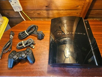 SONY PLAYSTATION 3 PS3 BACKWARDS COMPATIBLE PS PS2 2 #BLS7 CONSOLE CECHC03 60GB - Image 1 of 4