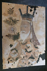 vtg postcard UIGHURIAN PRINCE painting Khocho 9th century art unposted