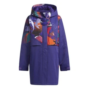 New Adidas Women's CNY Parka in Purple/Multi-Color GN4742 Size M, $80 Off MSRP - Picture 1 of 12