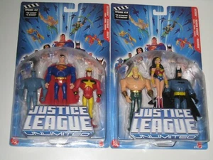 2 - 2004 JUSTICE LEAGUE UNLIMITED 3 PACK : BATMAN / WONDER WOMAN / SUPERMAN PLUS - Picture 1 of 5