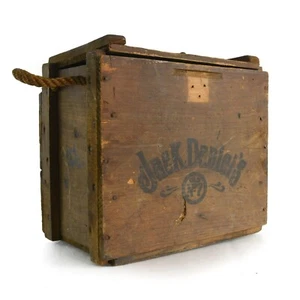 Caja de madera de whisky Jack Daniels No.7 caja de entrega vintage - Imagen 1 de 14