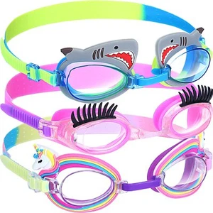3 Pack Kids Goggles for Swimming Anti Fog Leak Proof Swim Glasses Waterproof ... - Picture 1 of 7