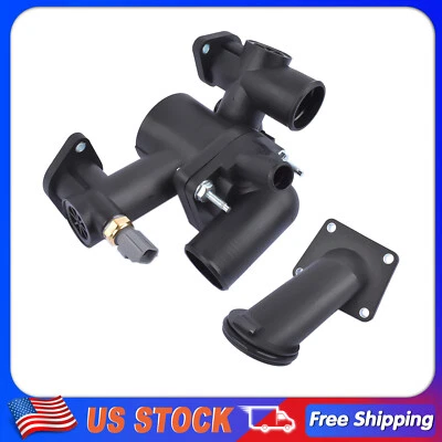 For 2003 2004 2005 Jaguar S-Type XJ8 XJR 4.2L Thermostat Housing With Thermostat - Image 1 of 4