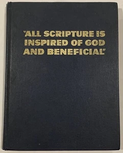 Watch Tower 1963 First Edition All Scripture is Inspired of God and Beneficial - Picture 1 of 12