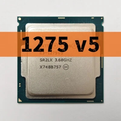 Intel Xeon E3-1275v5 SR2CT SR2LK 3.6GHz 4 Cores 8T 8MB 80W LGA1151 CPU Processor - Image 1 of 3