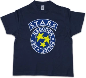 VINTAGE S.T.A.R.S. LOGO Kids Boys T-Shirt Raccoon City Police Dep Resident Evil - Picture 1 of 1