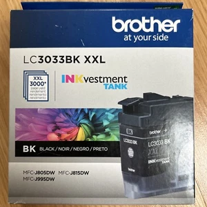 New Brother LC3033BK XXL Black Ink Cartridge Super-High-Yield 3000+ EXP 06/2025 - Picture 1 of 5