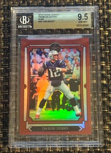 Tom Brady 2019 Panini Legacy Premium Edition Ruby Prizm /100 BGS 9.5 GEM MINT