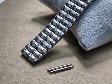Vintage NOS Fidelity Duo Flex Stainless 16mm Straight Ends Expansion Watch Band 